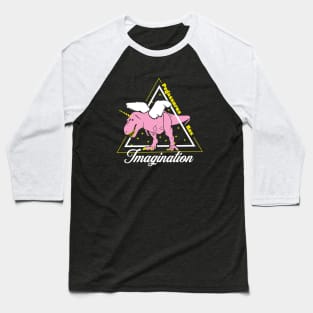 T-Rex Dinosaur with wings and Horn, Pegasaurus Rex Baseball T-Shirt